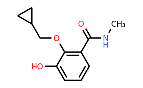 CAS 1243392-85-9 | 2-(Cyclopropylmethoxy)-3-hydroxy-N-methylbenzamide