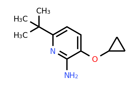CAS 1243392-86-0 | 6-Tert-butyl-3-cyclopropoxypyridin-2-amine