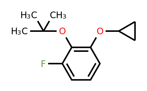 CAS 1243392-88-2 | 2-Tert-butoxy-1-cyclopropoxy-3-fluorobenzene