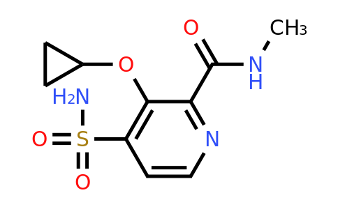 CAS 1243392-94-0 | 3-Cyclopropoxy-N-methyl-4-sulfamoylpicolinamide