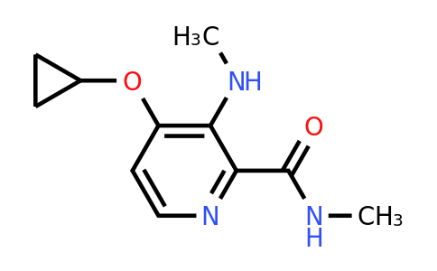 CAS 1243392-96-2 | 4-Cyclopropoxy-N-methyl-3-(methylamino)picolinamide