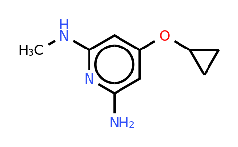 4-Cyclopropoxy-2-N-methylpyridine-2,6-diamine