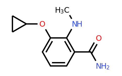 CAS 1243393-01-2 | 3-Cyclopropoxy-2-(methylamino)benzamide