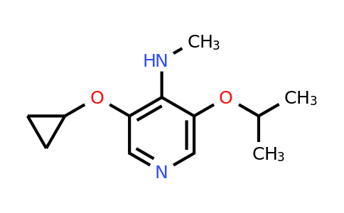 CAS 1243393-02-3 | 3-Cyclopropoxy-5-isopropoxy-N-methylpyridin-4-amine