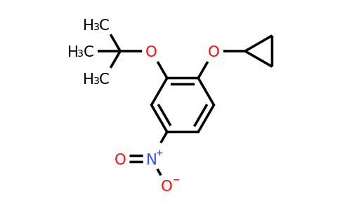 CAS 1243393-11-4 | 2-Tert-butoxy-1-cyclopropoxy-4-nitrobenzene