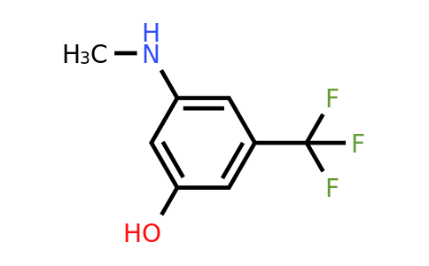 CAS 1243393-15-8 | 3-(Methylamino)-5-(trifluoromethyl)phenol