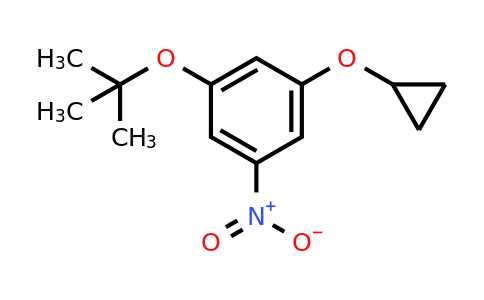 CAS 1243393-17-0 | 1-Tert-butoxy-3-cyclopropoxy-5-nitrobenzene