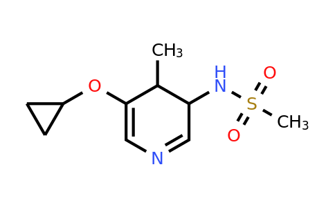 CAS 1243393-18-1 | N-(5-cyclopropoxy-4-methyl-3,4-dihydropyridin-3-YL)methanesulfonamide