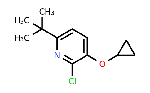 CAS 1243393-20-5 | 6-Tert-butyl-2-chloro-3-cyclopropoxypyridine