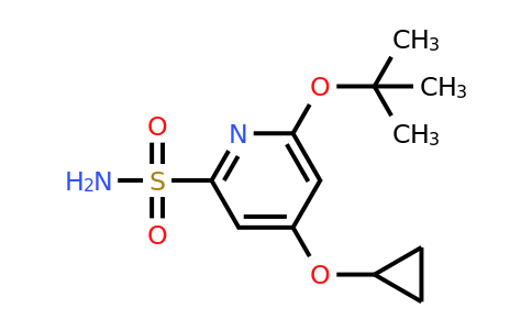 CAS 1243393-22-7 | 6-Tert-butoxy-4-cyclopropoxypyridine-2-sulfonamide