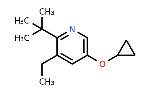 CAS 1243393-23-8 | 2-Tert-butyl-5-cyclopropoxy-3-ethylpyridine