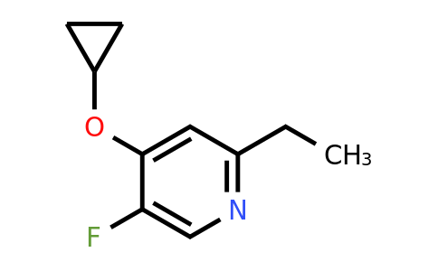 CAS 1243393-30-7 | 4-Cyclopropoxy-2-ethyl-5-fluoropyridine