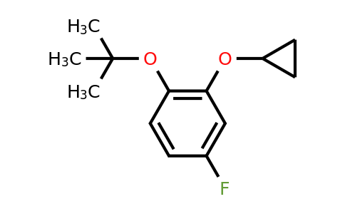 CAS 1243393-31-8 | 1-Tert-butoxy-2-cyclopropoxy-4-fluorobenzene