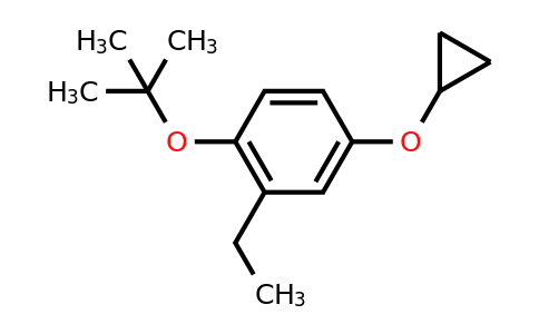 CAS 1243393-34-1 | 1-Tert-butoxy-4-cyclopropoxy-2-ethylbenzene