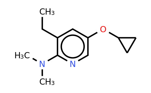 CAS 1243393-35-2 | 5-Cyclopropoxy-3-ethyl-N,n-dimethylpyridin-2-amine
