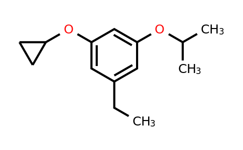 CAS 1243393-42-1 | 1-Cyclopropoxy-3-ethyl-5-isopropoxybenzene