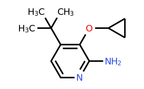 CAS 1243393-45-4 | 4-Tert-butyl-3-cyclopropoxypyridin-2-amine