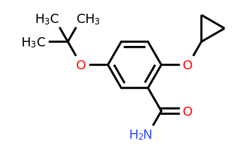 CAS 1243393-49-8 | 5-Tert-butoxy-2-cyclopropoxybenzamide