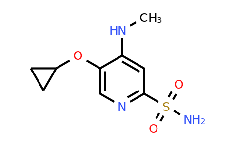 CAS 1243393-51-2 | 5-Cyclopropoxy-4-(methylamino)pyridine-2-sulfonamide