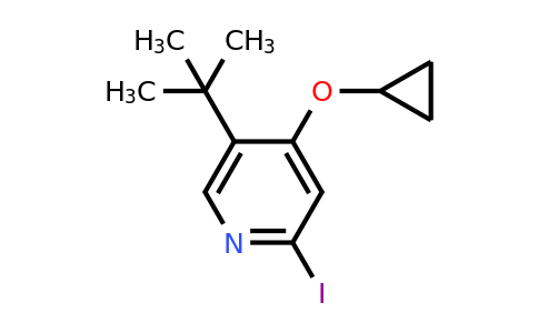 CAS 1243393-56-7 | 5-Tert-butyl-4-cyclopropoxy-2-iodopyridine