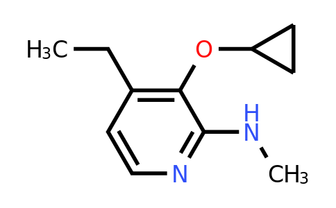 CAS 1243393-58-9 | 3-Cyclopropoxy-4-ethyl-N-methylpyridin-2-amine