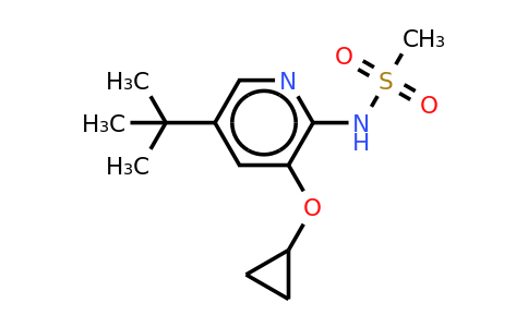 CAS 1243393-60-3 | N-(5-tert-butyl-3-cyclopropoxypyridin-2-YL)methanesulfonamide