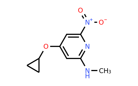 CAS 1243393-63-6 | 4-Cyclopropoxy-N-methyl-6-nitropyridin-2-amine