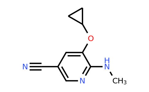 CAS 1243393-64-7 | 5-Cyclopropoxy-6-(methylamino)nicotinonitrile