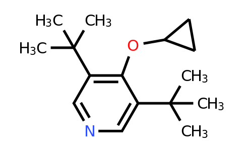 CAS 1243393-67-0 | 3,5-DI-Tert-butyl-4-cyclopropoxypyridine