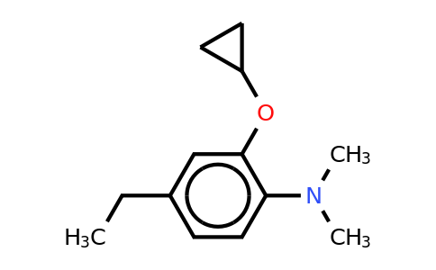 CAS 1243393-77-2 | 2-Cyclopropoxy-4-ethyl-N,n-dimethylaniline