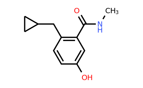 CAS 1243393-78-3 | 2-(Cyclopropylmethyl)-5-hydroxy-N-methylbenzamide