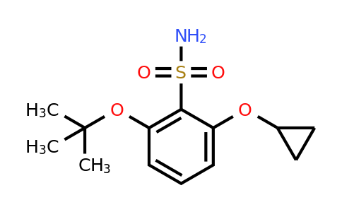 CAS 1243393-83-0 | 2-Tert-butoxy-6-cyclopropoxybenzenesulfonamide
