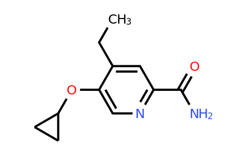 CAS 1243393-86-3 | 5-Cyclopropoxy-4-ethylpicolinamide