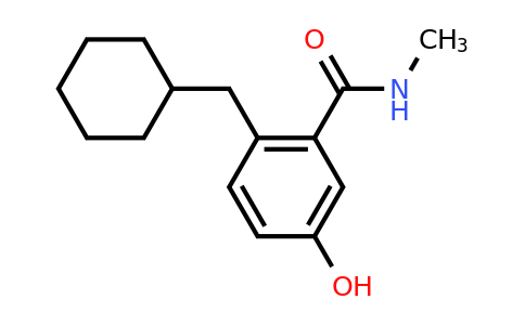 CAS 1243393-87-4 | 2-(Cyclohexylmethyl)-5-hydroxy-N-methylbenzamide