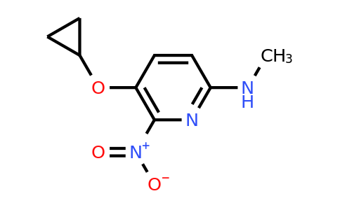 CAS 1243393-95-4 | 5-Cyclopropoxy-N-methyl-6-nitropyridin-2-amine