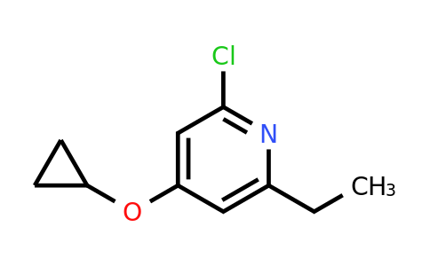 CAS 1243394-01-5 | 2-Chloro-4-cyclopropoxy-6-ethylpyridine