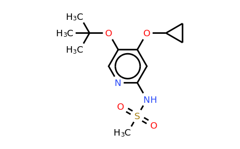 CAS 1243394-02-6 | N-(5-tert-butoxy-4-cyclopropoxypyridin-2-YL)methanesulfonamide