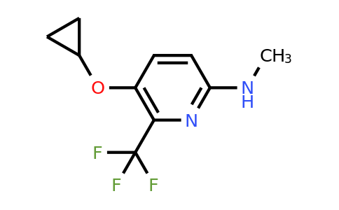 CAS 1243394-05-9 | 5-Cyclopropoxy-N-methyl-6-(trifluoromethyl)pyridin-2-amine