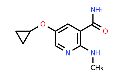 CAS 1243394-08-2 | 5-Cyclopropoxy-2-(methylamino)nicotinamide
