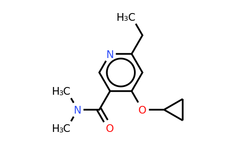 CAS 1243394-12-8 | 4-Cyclopropoxy-6-ethyl-N,n-dimethylnicotinamide