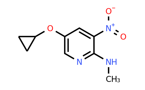 CAS 1243394-19-5 | 5-Cyclopropoxy-N-methyl-3-nitropyridin-2-amine
