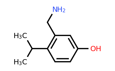 CAS 1243394-20-8 | 3-(Aminomethyl)-4-(propan-2-YL)phenol