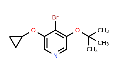 CAS 1243394-21-9 | 4-Bromo-3-tert-butoxy-5-cyclopropoxypyridine