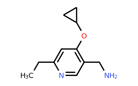 CAS 1243394-24-2 | (4-Cyclopropoxy-6-ethylpyridin-3-YL)methanamine