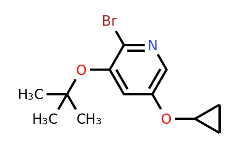 CAS 1243394-29-7 | 2-Bromo-3-tert-butoxy-5-cyclopropoxypyridine