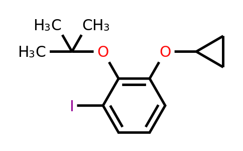 CAS 1243394-36-6 | 2-Tert-butoxy-1-cyclopropoxy-3-iodobenzene
