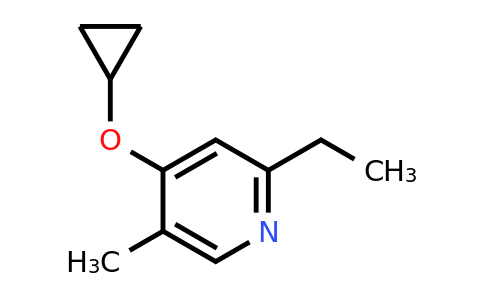 CAS 1243394-37-7 | 4-Cyclopropoxy-2-ethyl-5-methylpyridine