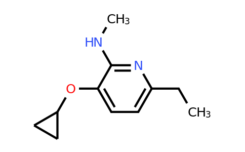 CAS 1243394-39-9 | 3-Cyclopropoxy-6-ethyl-N-methylpyridin-2-amine