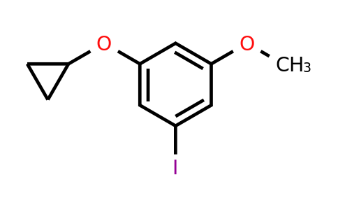CAS 1243394-40-2 | 1-Cyclopropoxy-3-iodo-5-methoxybenzene