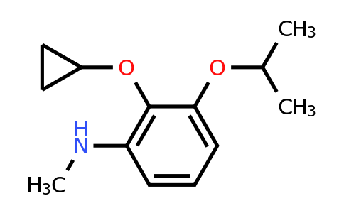 CAS 1243394-42-4 | 2-Cyclopropoxy-3-isopropoxy-N-methylaniline